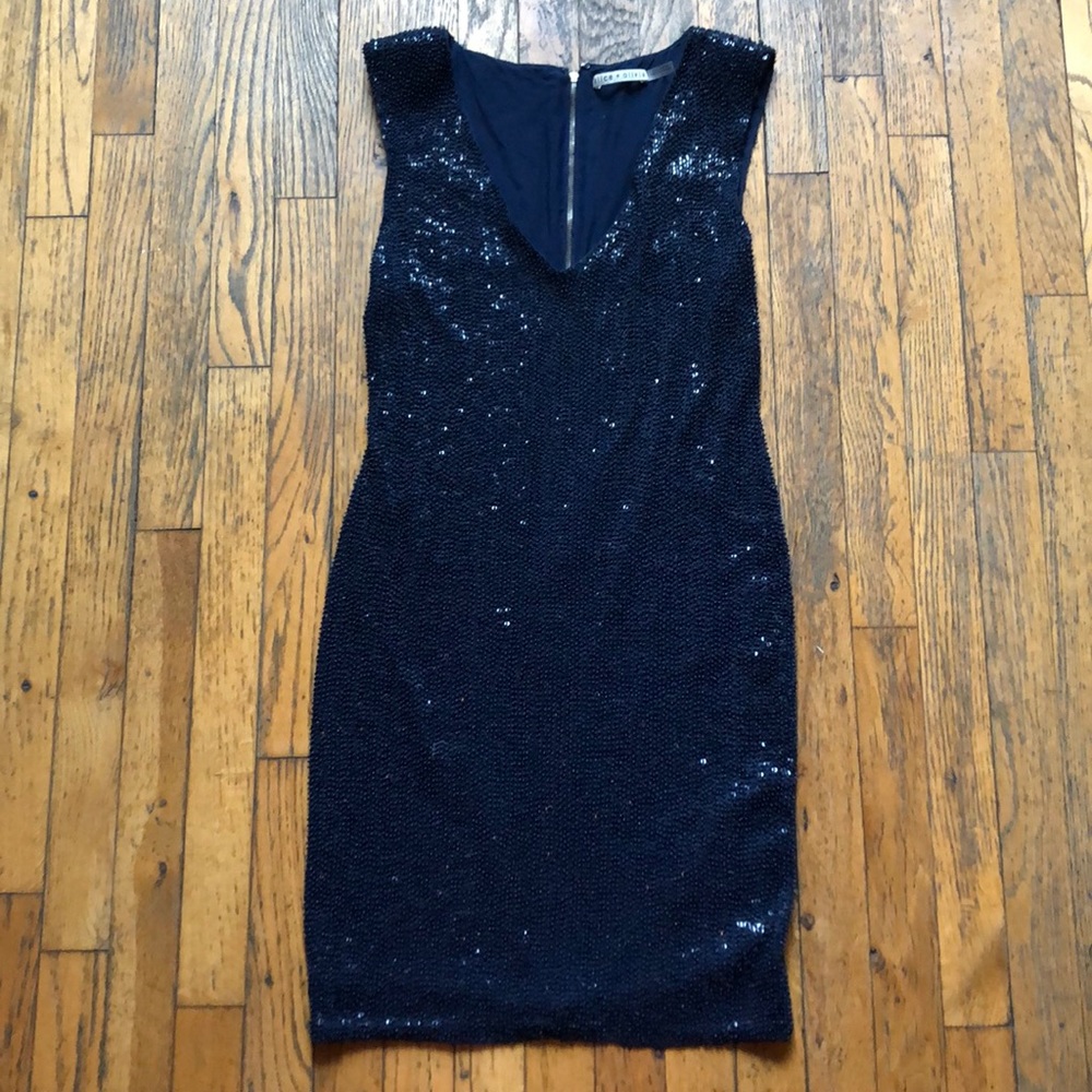 Alice & Olivia Sequin beaded dress